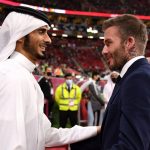 Era Keluarga Glazer di MU Segera Berakhir, Sheikh Jassim Masuk Daftar Calon Pembeli! Sheikh Jassim dengan David Beckham legenda Manchester United