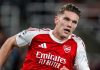 Victor Gyokeres di laga Arsenal vs Atletico Madrid