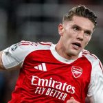 Victor Gyokeres di laga Arsenal vs Atletico Madrid