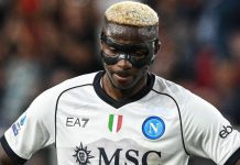 Victor Osimhen mantan pemain Napoli