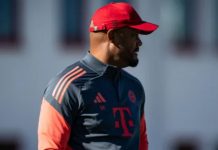 Vincent Kompany di Sesi Latihan Bayern Munchen