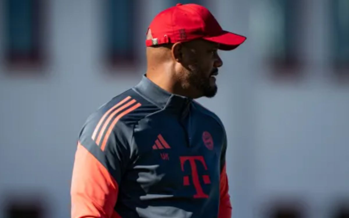 Vincent Kompany di Sesi Latihan Bayern Munchen Vincent Kompany di Sesi Latihan Bayern Munchen