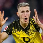 nico schlotterbeck di laga Borussia Dortmund vs Bayern Munchen