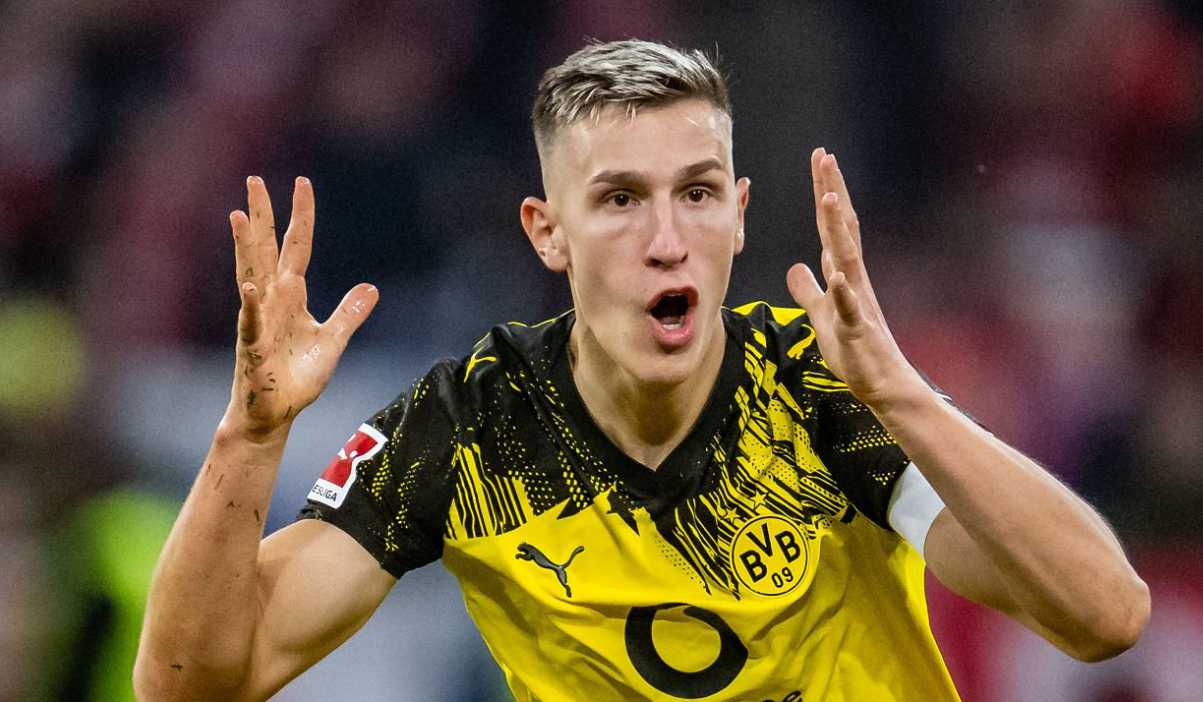 nico schlotterbeck di laga Borussia Dortmund vs Bayern Munchen nico schlotterbeck di laga Borussia Dortmund vs Bayern Munchen