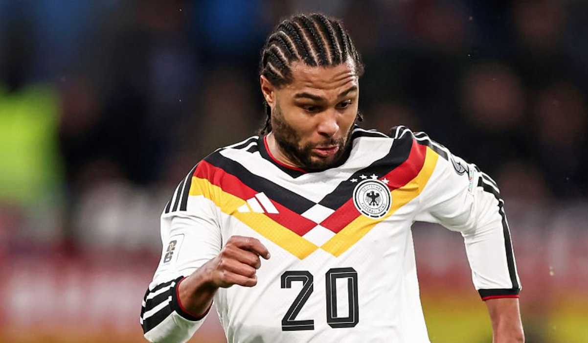 Aksi Serge Gnabry di laga Luksemburg vs Jerman Aksi Serge Gnabry di laga Luksemburg vs Jerman