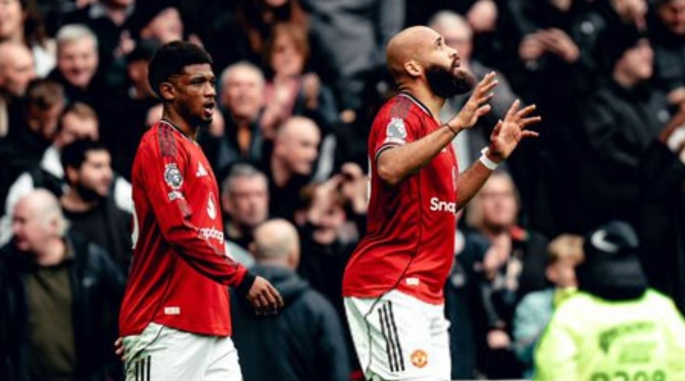 Amad Diallo dan Bryan Mbeumo pemain Manchester United
