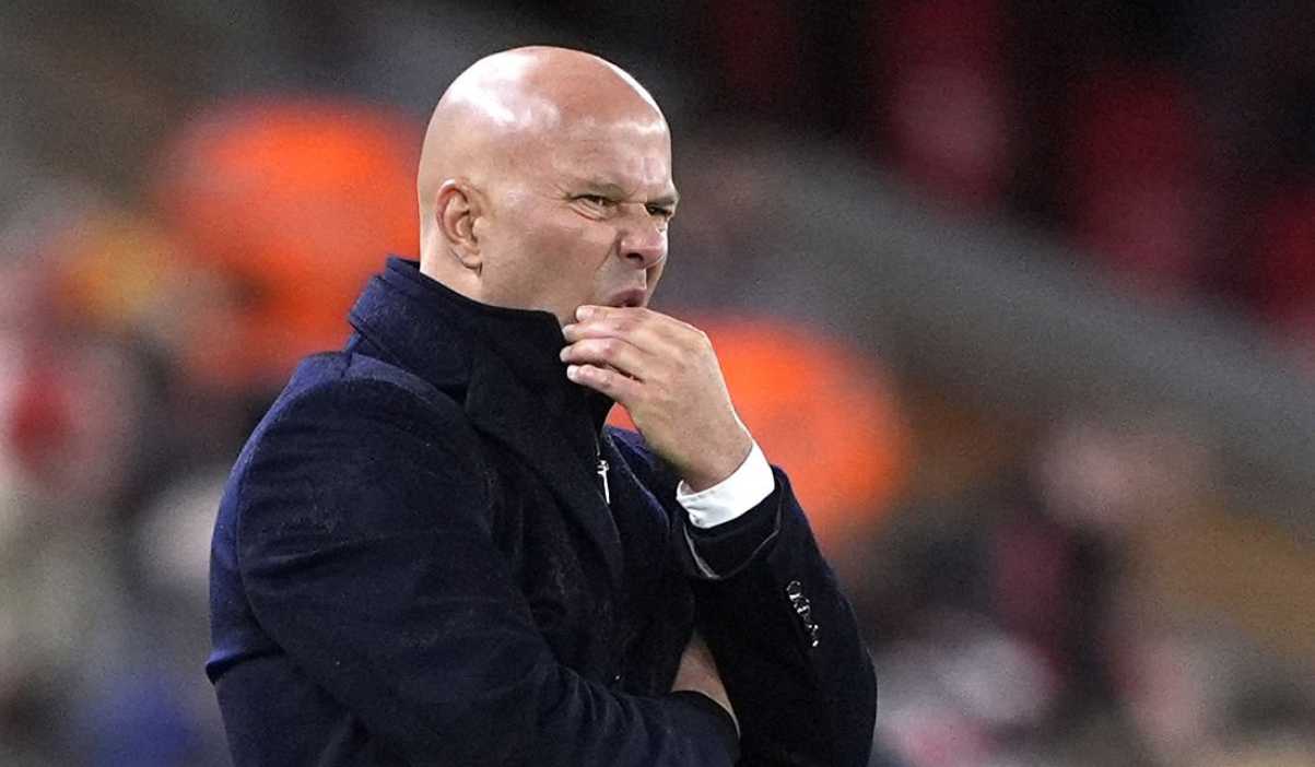 Arne Slot di laga Brentford v Liverpool Arne Slot di laga Brentford v Liverpool