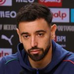 Drama Portugal dan Nasib De Ligt Warnai Jedah Internasional Pemain Manchester United Bruno Fernandes di konferensi pers timnas Portugal