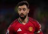 Bruno Fernandes di laga Manchester United vs Brighton