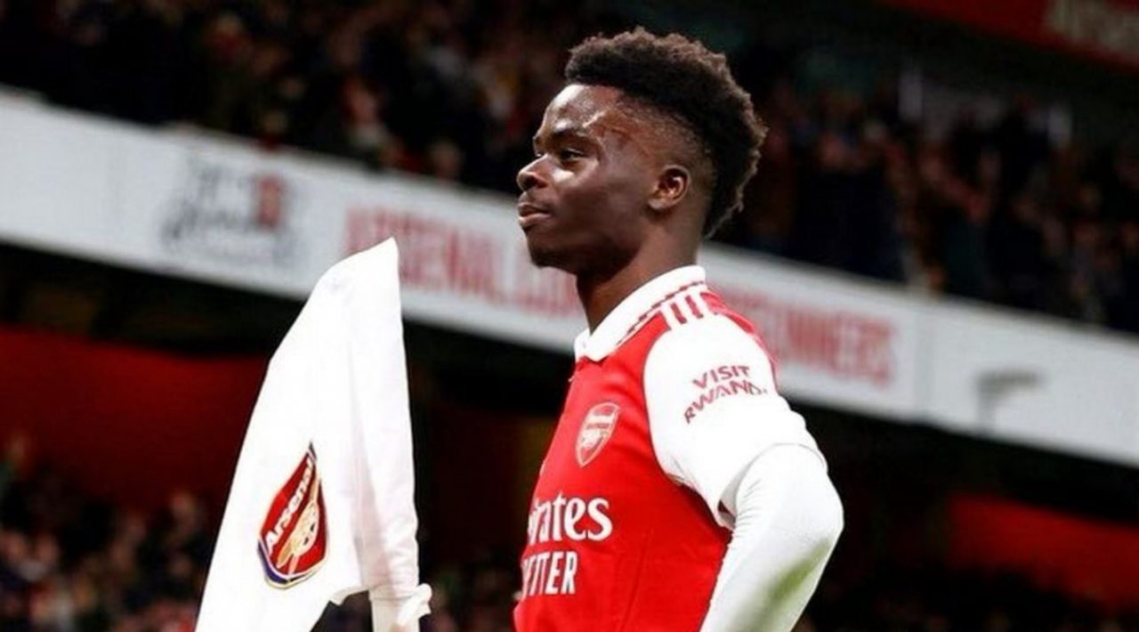 Bukayo Saka pemain Arsenal