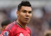 Casemiro Masih Layak Dipertahankan, Ugarte Kian Kehilangan Tempat di Manchester United Casemiro di laga Tottenham vs Manchester United