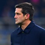 Cristian Chivu di laga AC Milan kontra Inter Milan