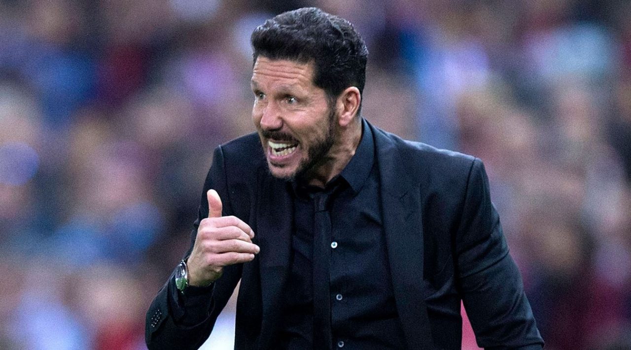 Diego Simeone pelatin Atletico Madrid