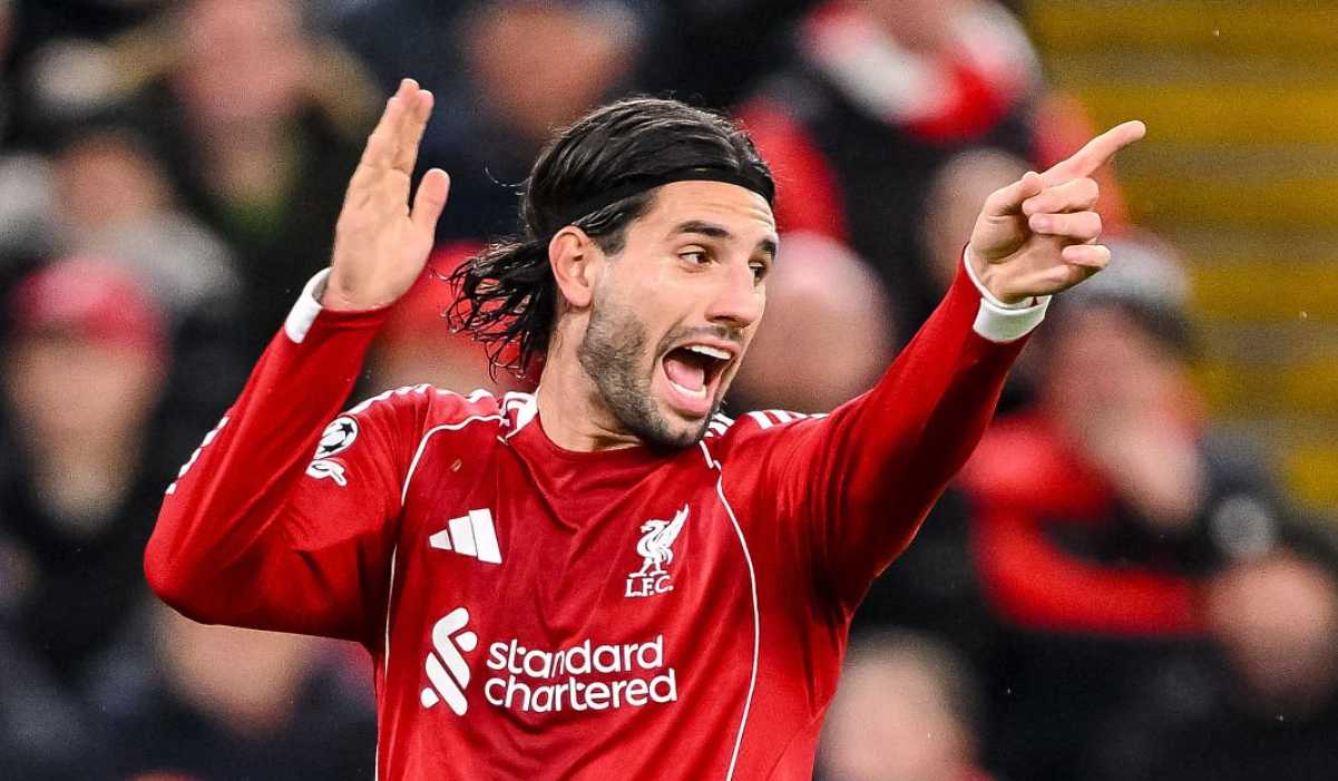 Dominik Szoboszlai di laga Liverpool vs Real Madrid Dominik Szoboszlai di laga Liverpool vs Real Madrid