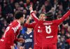 Liverpool Makin Terpuruk, Hanya Dua Pemain Ini yang Masih Menjaga Standar Dominik Szoboszlai merayakan gol timnya di laga Liverpool vs PSV