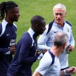 Eduardo Camavinga dalam sesi latih Timnas Prancis