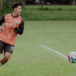 Eksel Runtukahu dalam Latihan Tim Persija Jelang Menjamu PSIM di pekan ke-14