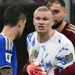 Momen Saat Donnarumma Tahan Haaland Adu Fisik dengan Bek Italia, Lalu San Siro Terdiam! Donnarumma Sampai Menahan Haaland yang Meledak Setelah Cekcok dengan Mancini