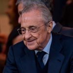 Florentino Perez di laga Real Madrid vs Valencia