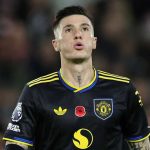 Gestur Benjamin Sesko di laga Nottingham Forest vs Manchester United