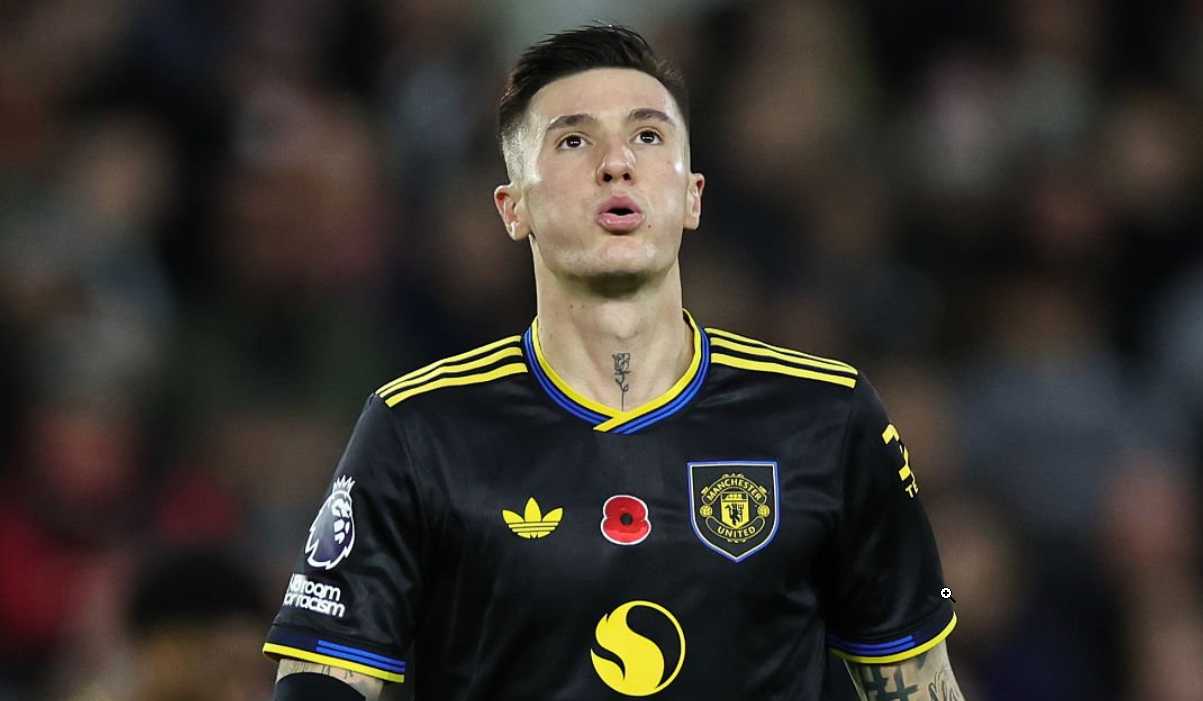 Gestur Benjamin Sesko di laga Nottingham Forest vs Manchester United Gestur Benjamin Sesko di laga Nottingham Forest vs Manchester United