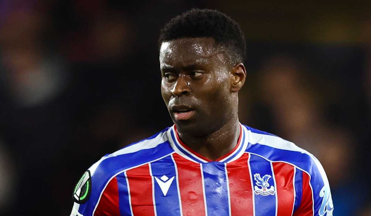 Gestur Marc Guehi di laga Crystal Palace v AZ Alkmaar Gestur Marc Guehi di laga Crystal Palace v AZ Alkmaar