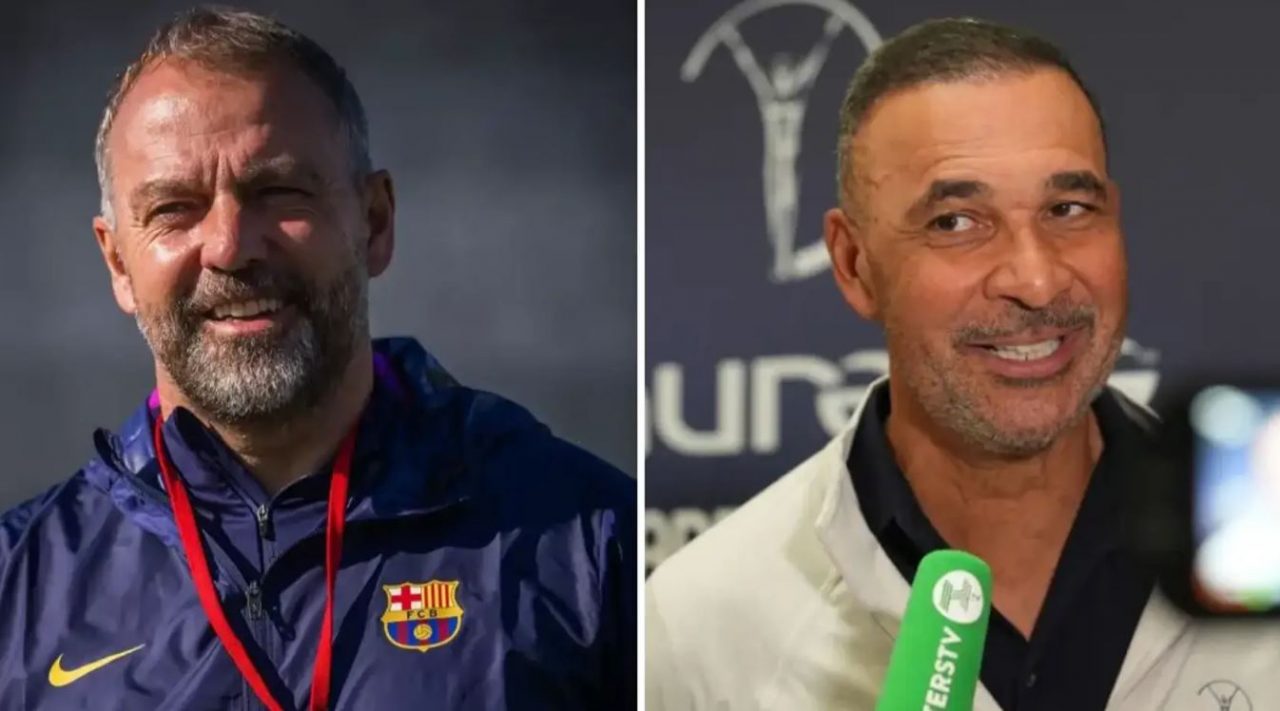 Hansi Flick pelatih Barcelona dan Ruud Gullit