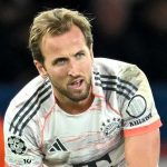 Harry Kane di laga PSG vs Bayern Munchen
