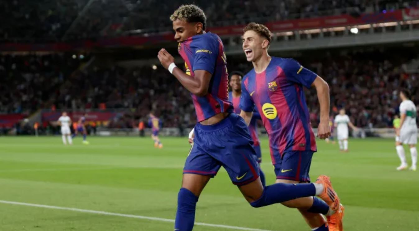 Hasil Barcelonna vs Elche skor akhir 3-1 - Liga Spanyol