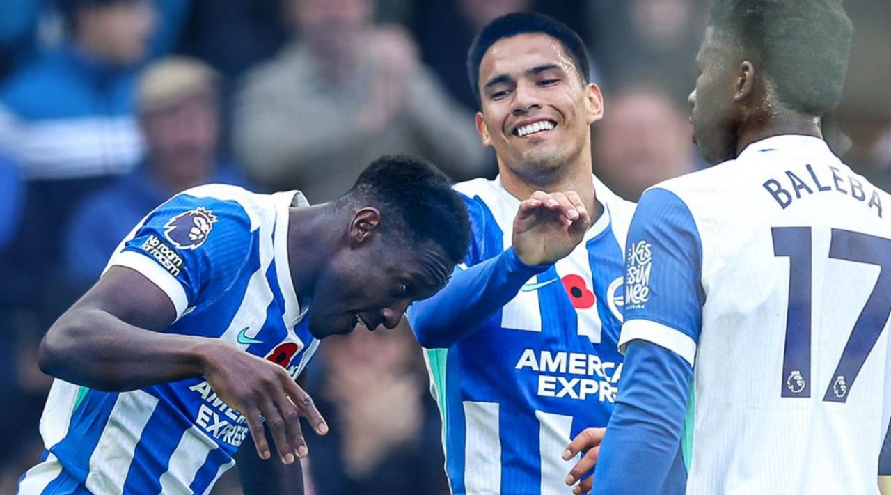 Hasil Brighton vs Leeds United skor akhir 3-0