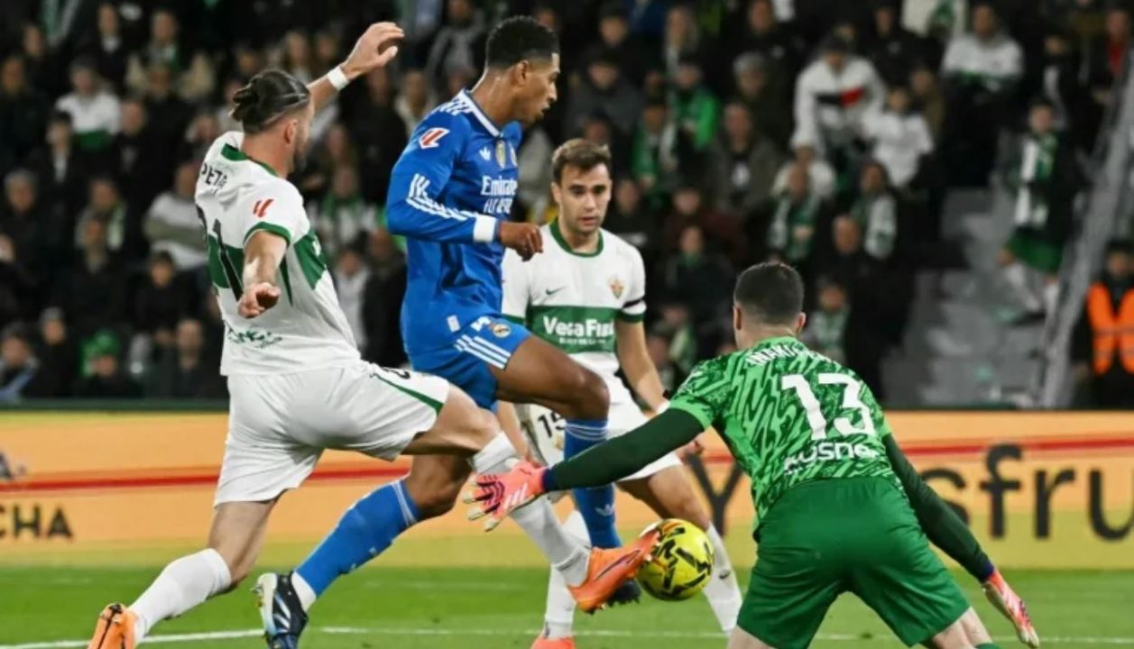 Hasil Elche vs Real Madrid skor akhir 2-2