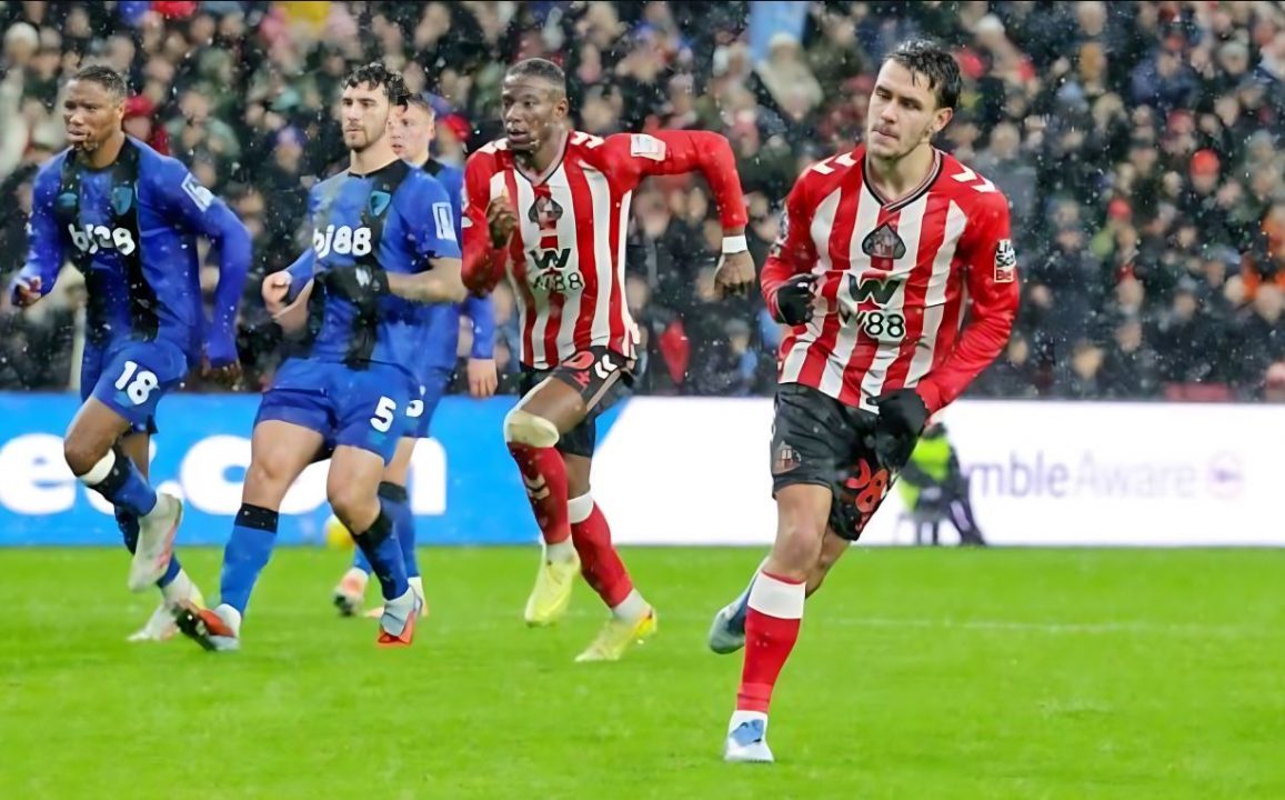 Hasil Sunderland vs Bournemouth skor akhir 3-2