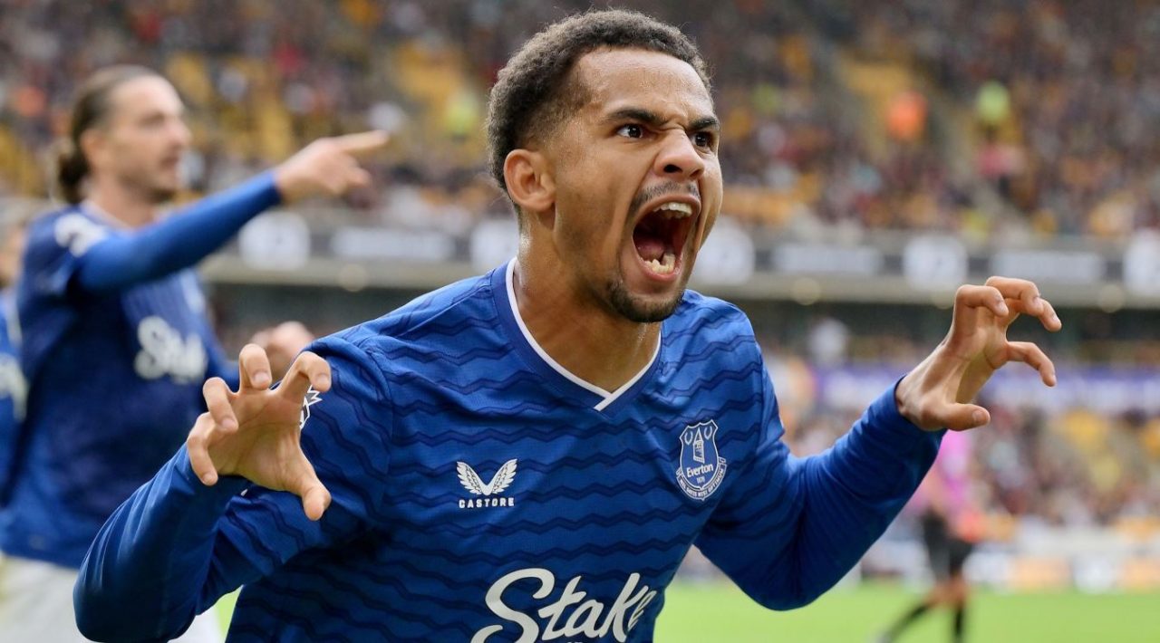 Iliman Ndiaye pemain Everton