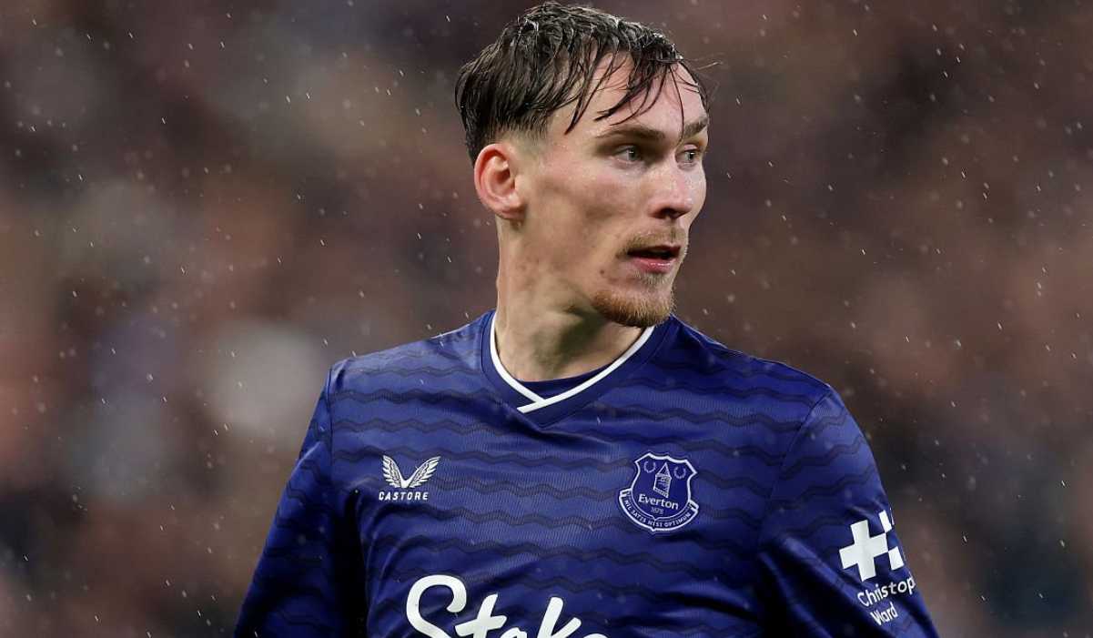 James Garner di laga Everton vs Tottenham James Garner di laga Everton vs Tottenham