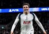 Joao Palhinha merayakan golnya untuk Tottenham