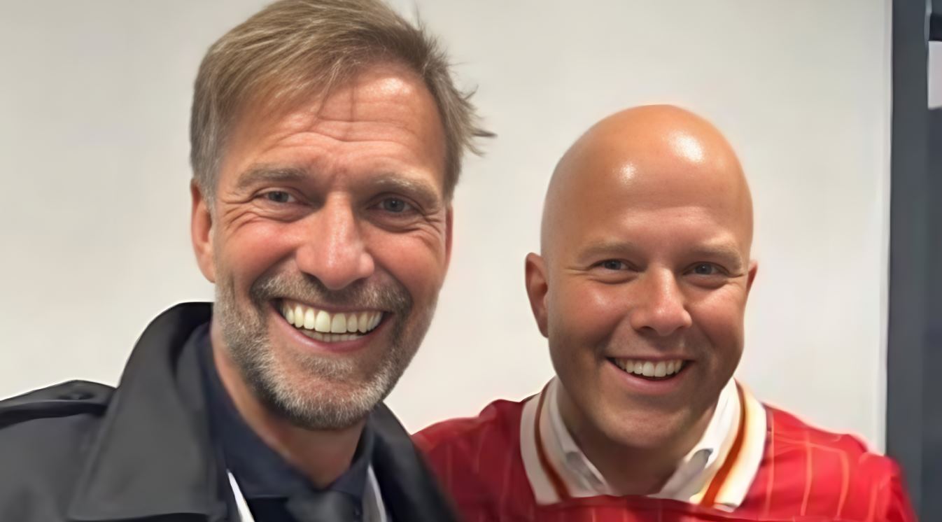 Jurgen Klopp dan Arne Slot