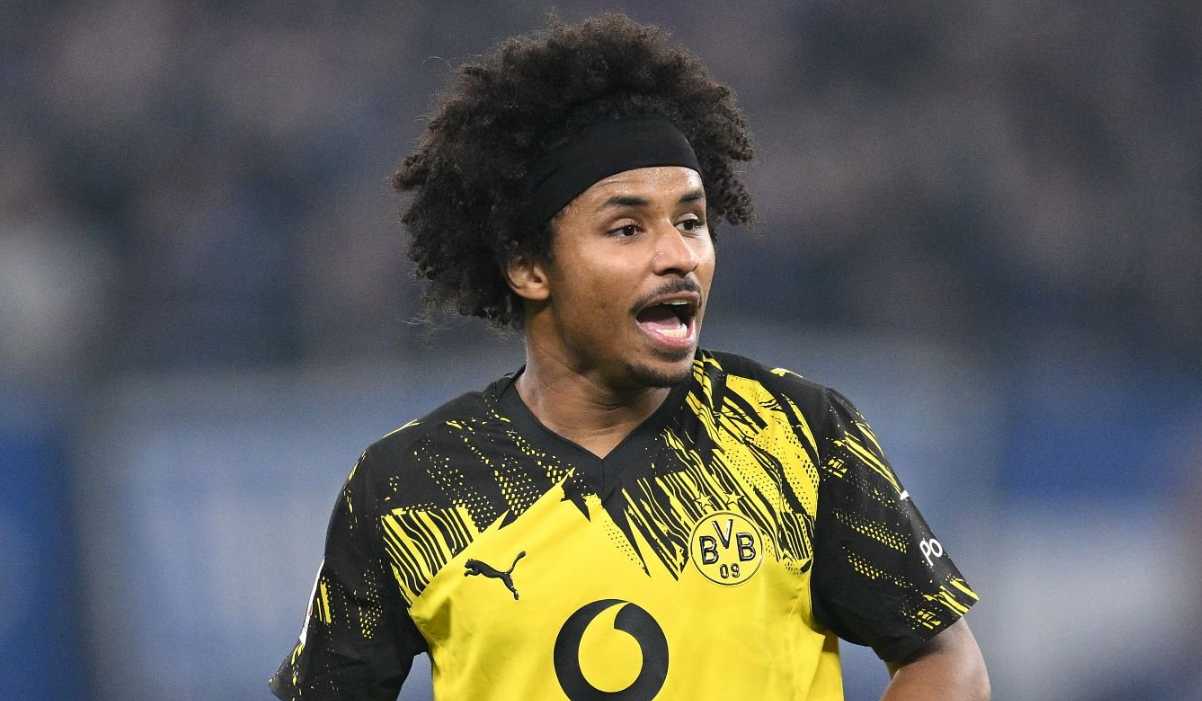 Karim Adeyemi di laga Hamburg vs Borussia Dortmund Karim Adeyemi di laga Hamburg vs Borussia Dortmund