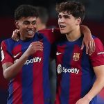 Hansi Flick Siapkan Langkah Berani: Dua Wonderkid Starter Hadapi Brugge Dalam Formasi 4-2-3-1 Lamine Yamal dan Pau Cubarsi