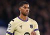 Marcus Rashford di laga Chelsea vs Barcelona