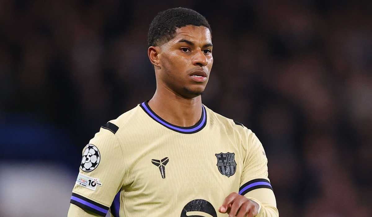 Marcus Rashford di laga Chelsea vs Barcelona