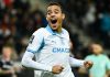 Mason Greenwood merayakan golnya untuk Marseille