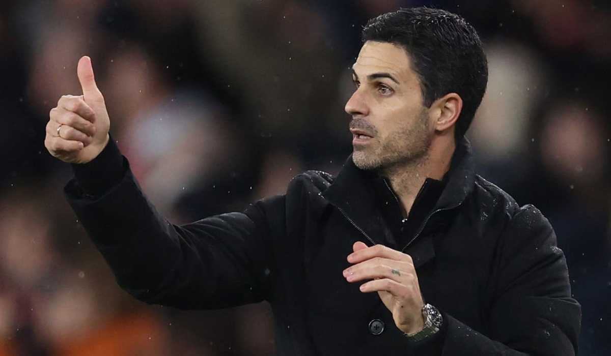 Mikel Arteta di laga Arsenal vs Bayern Munchen