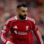 Mohamed Salah di laga Liverpool vs PSV