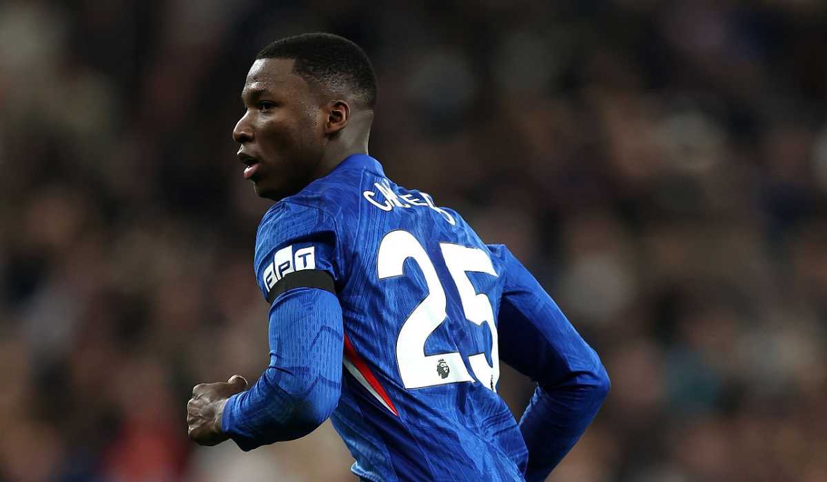 Moises Caicedo di laga Chelsea melawan Tottenham Hotspur