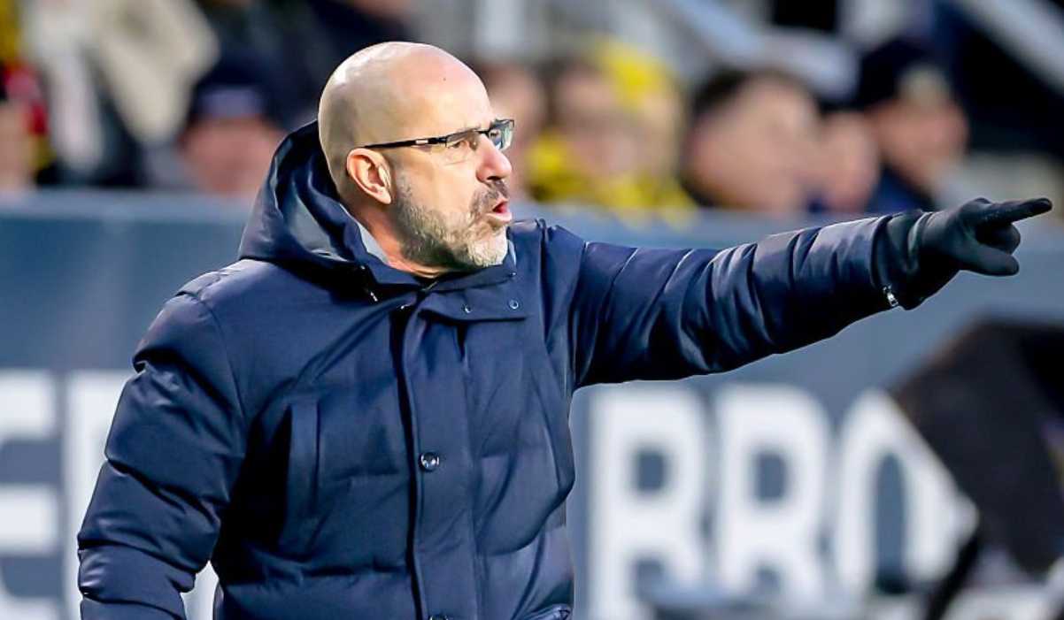 Peter Bosz di laga NAC Breda vs PSV Eindhoven