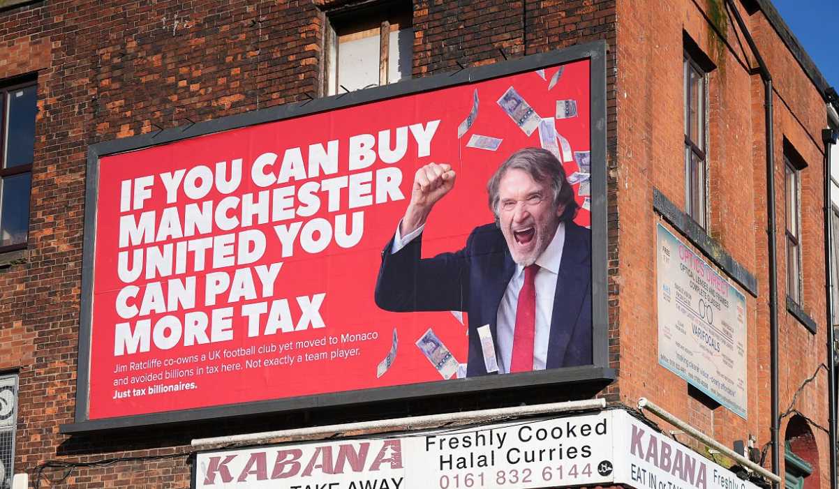 Poster Jim Ratcliffe di Inggris