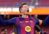 Robert Lewandowski Usai Mencetak Gol untuk Barcelona di Laga vs Athletic Bilbao