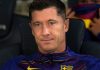 Robert Lewandowski pemain Barcelona