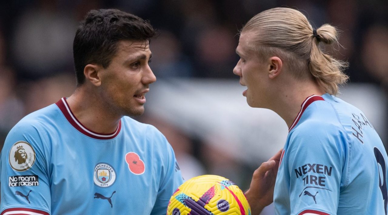 Rodri dan Erling Haaland bintang Manchester City