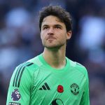 Senne Lammens di laga Tottenham vs Manchester United